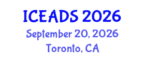 International Conference on Engineering and Design Sciences (ICEADS) September 20, 2026 - Toronto, Canada