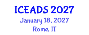 International Conference on Engineering and Design Sciences (ICEADS) January 18, 2027 - Rome, Italy