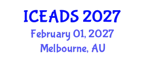 International Conference on Engineering and Design Sciences (ICEADS) February 01, 2027 - Melbourne, Australia