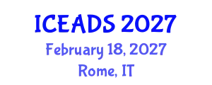 International Conference on Engineering and Design Sciences (ICEADS) February 18, 2027 - Rome, Italy