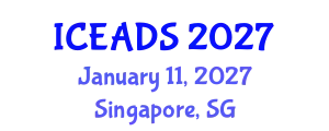 International Conference on Engineering and Design Sciences (ICEADS) January 11, 2027 - Singapore, Singapore