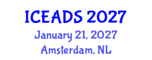 International Conference on Engineering and Design Sciences (ICEADS) January 21, 2027 - Amsterdam, Netherlands