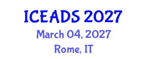 International Conference on Engineering and Design Sciences (ICEADS) March 04, 2027 - Rome, Italy