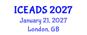 International Conference on Engineering and Design Sciences (ICEADS) January 21, 2027 - London, United Kingdom