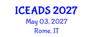 International Conference on Engineering and Design Sciences (ICEADS) May 03, 2027 - Rome, Italy