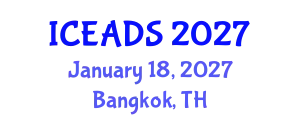 International Conference on Engineering and Design Sciences (ICEADS) January 18, 2027 - Bangkok, Thailand