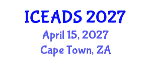 International Conference on Engineering and Design Sciences (ICEADS) April 15, 2027 - Cape Town, South Africa
