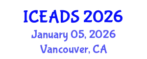 International Conference on Engineering and Design Sciences (ICEADS) January 05, 2026 - Vancouver, Canada
