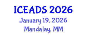 International Conference on Engineering and Design Sciences (ICEADS) January 19, 2026 - Mandalay, Myanmar