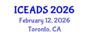 International Conference on Engineering and Design Sciences (ICEADS) February 12, 2026 - Toronto, Canada