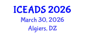 International Conference on Engineering and Design Sciences (ICEADS) March 30, 2026 - Algiers, Algeria