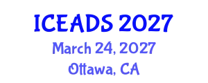 International Conference on Engineering and Design Sciences (ICEADS) March 24, 2027 - Ottawa, Canada
