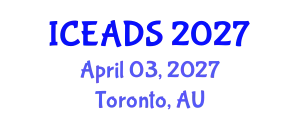 International Conference on Engineering and Design Sciences (ICEADS) April 03, 2027 - Toronto, Australia