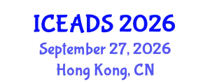 International Conference on Engineering and Design Sciences (ICEADS) September 27, 2026 - Hong Kong, China