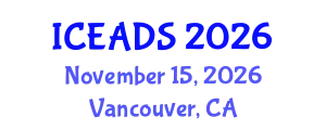 International Conference on Engineering and Design Sciences (ICEADS) November 15, 2026 - Vancouver, Canada