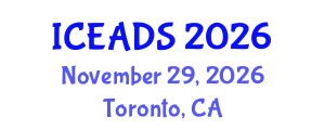 International Conference on Engineering and Design Sciences (ICEADS) November 29, 2026 - Toronto, Canada