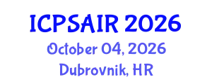 International Conference on Political Sciences and International Relations (ICPSAIR) October 04, 2026 - Dubrovnik, Croatia