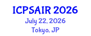 International Conference on Political Sciences and International Relations (ICPSAIR) July 22, 2026 - Tokyo, Japan