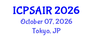 International Conference on Political Sciences and International Relations (ICPSAIR) October 07, 2026 - Tokyo, Japan