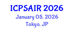 International Conference on Political Sciences and International Relations (ICPSAIR) January 05, 2026 - Tokyo, Japan