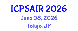 International Conference on Political Sciences and International Relations (ICPSAIR) June 08, 2026 - Tokyo, Japan