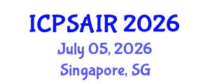International Conference on Political Sciences and International Relations (ICPSAIR) July 05, 2026 - Singapore, Singapore