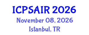 International Conference on Political Sciences and International Relations (ICPSAIR) November 08, 2026 - Istanbul, Turkey