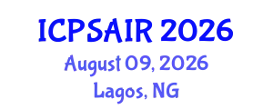 International Conference on Political Sciences and International Relations (ICPSAIR) August 09, 2026 - Lagos, Nigeria