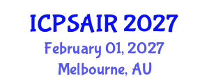 International Conference on Political Sciences and International Relations (ICPSAIR) February 01, 2027 - Melbourne, Australia
