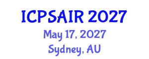 International Conference on Political Sciences and International Relations (ICPSAIR) May 17, 2027 - Sydney, Australia