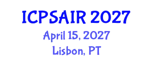 International Conference on Political Sciences and International Relations (ICPSAIR) April 15, 2027 - Lisbon, Portugal