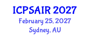 International Conference on Political Sciences and International Relations (ICPSAIR) February 25, 2027 - Sydney, Australia