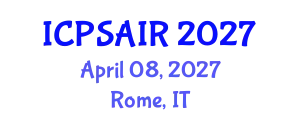 International Conference on Political Sciences and International Relations (ICPSAIR) April 08, 2027 - Rome, Italy
