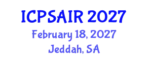 International Conference on Political Sciences and International Relations (ICPSAIR) February 18, 2027 - Jeddah, Saudi Arabia