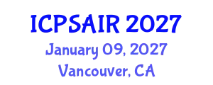 International Conference on Political Sciences and International Relations (ICPSAIR) January 09, 2027 - Vancouver, Canada