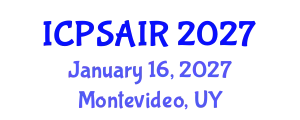 International Conference on Political Sciences and International Relations (ICPSAIR) January 16, 2027 - Montevideo, Uruguay