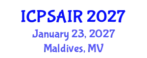 International Conference on Political Sciences and International Relations (ICPSAIR) January 23, 2027 - Maldives, Maldives