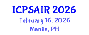 International Conference on Political Sciences and International Relations (ICPSAIR) February 16, 2026 - Manila, Philippines
