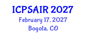 International Conference on Political Sciences and International Relations (ICPSAIR) February 17, 2027 - Bogota, Colombia