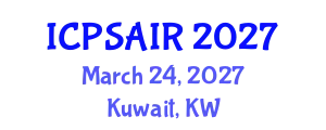 International Conference on Political Sciences and International Relations (ICPSAIR) March 24, 2027 - Kuwait, Kuwait