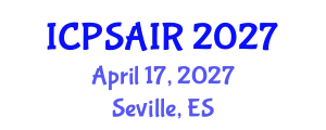 International Conference on Political Sciences and International Relations (ICPSAIR) April 17, 2027 - Seville, Spain