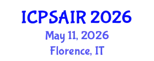 International Conference on Political Sciences and International Relations (ICPSAIR) May 11, 2026 - Florence, Italy