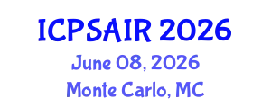 International Conference on Political Sciences and International Relations (ICPSAIR) June 08, 2026 - Monte Carlo, Monaco