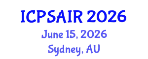 International Conference on Political Sciences and International Relations (ICPSAIR) June 15, 2026 - Sydney, Australia