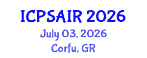 International Conference on Political Sciences and International Relations (ICPSAIR) July 03, 2026 - Corfu, Greece