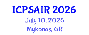 International Conference on Political Sciences and International Relations (ICPSAIR) July 10, 2026 - Mykonos, Greece