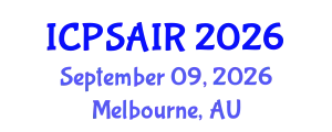 International Conference on Political Sciences and International Relations (ICPSAIR) September 09, 2026 - Melbourne, Australia