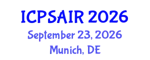 International Conference on Political Sciences and International Relations (ICPSAIR) September 23, 2026 - Munich, Germany