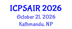 International Conference on Political Sciences and International Relations (ICPSAIR) October 21, 2026 - Kathmandu, Nepal