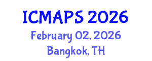 International Conference on Mathematical and Physical Sciences (ICMAPS) February 02, 2026 - Bangkok, Thailand